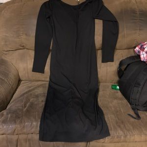 Black Vneck dress BOGOHP SALE